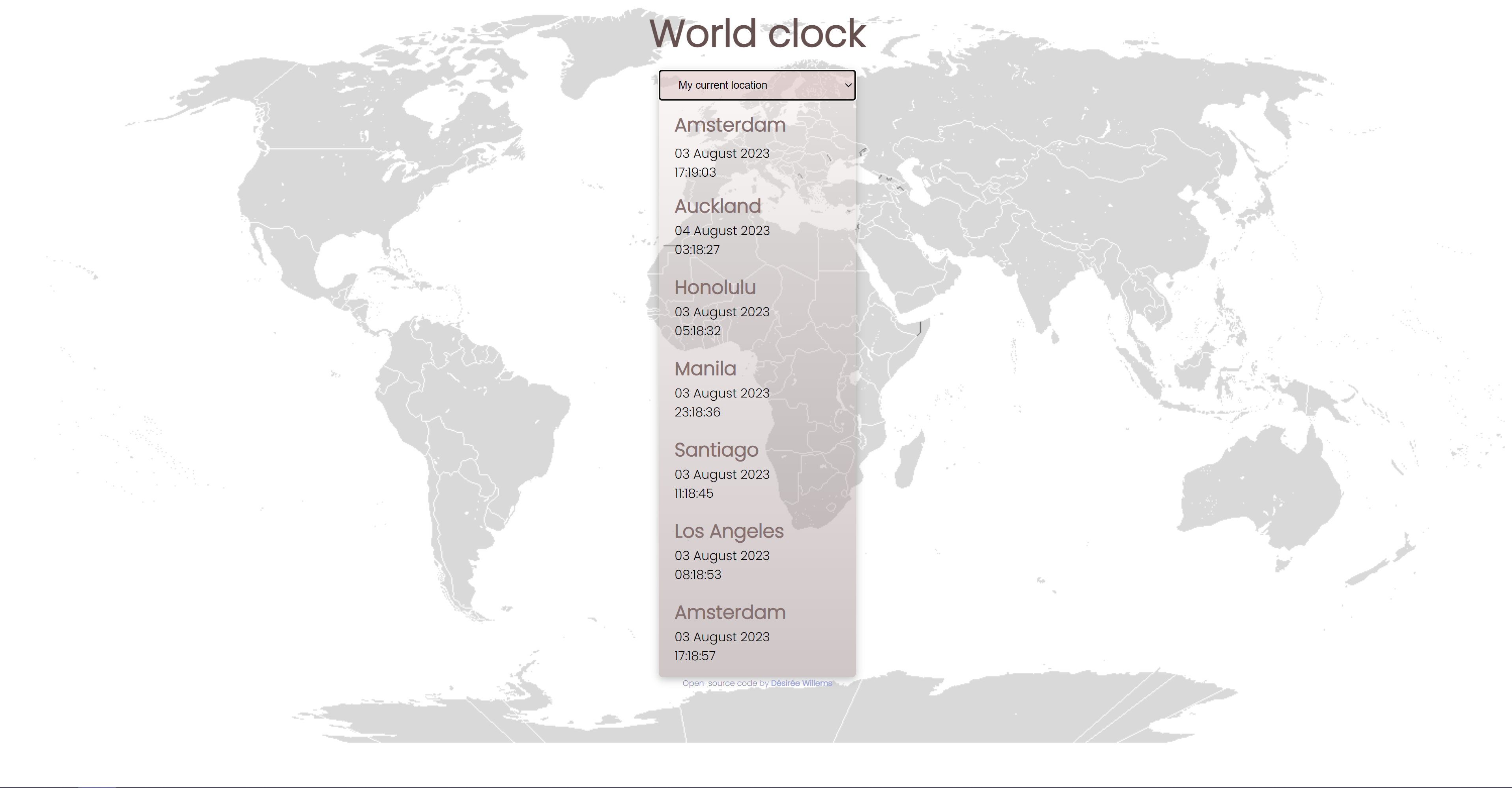 Worldclockapp